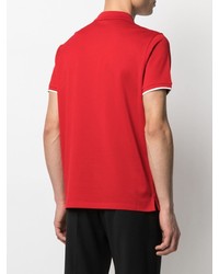 rotes Polohemd von Moncler