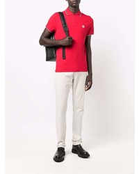 rotes Polohemd von Moncler