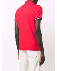 rotes Polohemd von Moncler