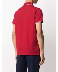 rotes Polohemd von Moncler