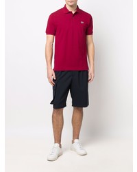 rotes Polohemd von Lacoste