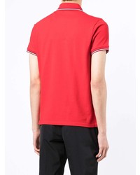 rotes Polohemd von Moncler