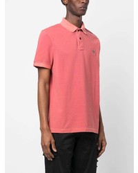 rotes Polohemd von Stone Island