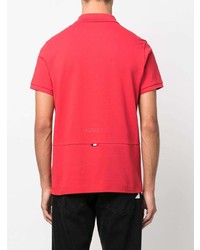 rotes Polohemd von Moncler