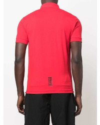 rotes Polohemd von Ea7 Emporio Armani