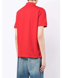 rotes Polohemd von Alexander McQueen