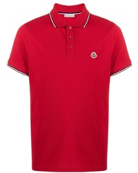 rotes Polohemd von Moncler