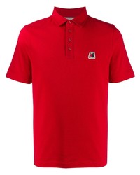 rotes Polohemd von Moncler