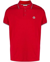 rotes Polohemd von Moncler