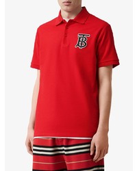 rotes Polohemd von Burberry