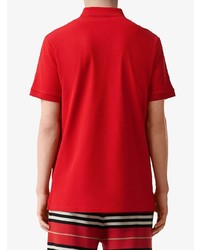 rotes Polohemd von Burberry