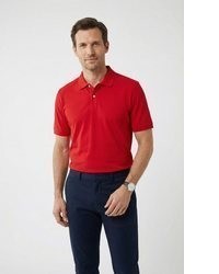 rotes Polohemd von Olymp
