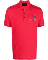 rotes Polohemd von Philipp Plein