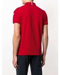 rotes Polohemd von Moncler