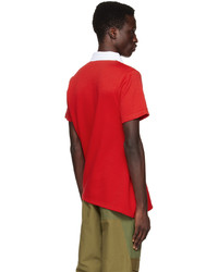 rotes Polohemd von Spencer Badu