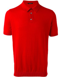 rotes Polohemd von Roberto Collina