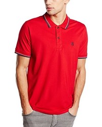rotes Polohemd von Selected Homme