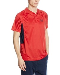 rotes Polohemd von Sergio Tacchini