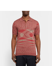 rotes Polohemd von Missoni