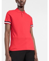 rotes Polohemd von Moncler