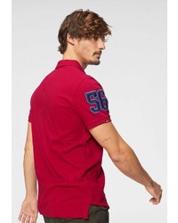 rotes Polohemd von Superdry