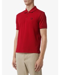 rotes Polohemd von Burberry