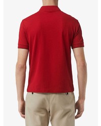 rotes Polohemd von Burberry