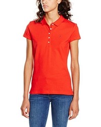 rotes Polohemd von Tommy Hilfiger