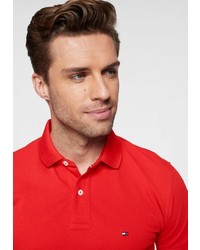 rotes Polohemd von Tommy Hilfiger