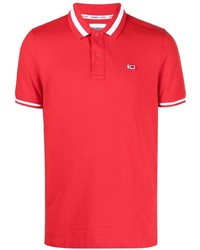rotes Polohemd von Tommy Jeans