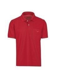 rotes Polohemd von Trigema