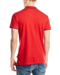 rotes Polohemd von Wrangler