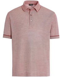 rotes Polohemd von Zegna