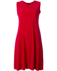 rotes schwingendes Kleid von Norma Kamali