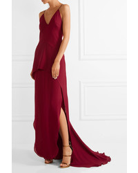 rotes Seide Ballkleid von Maiyet