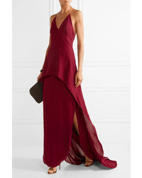 rotes Seide Ballkleid von Maiyet