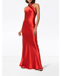 rotes Seide Ballkleid von Galvan