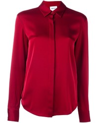 rotes Seidehemd von DKNY