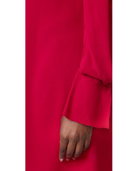 rotes Seidekleid von 3.1 Phillip Lim