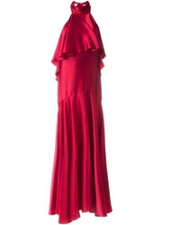 rotes Seidekleid von Temperley London