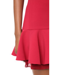 rotes Seidekleid von Cushnie et Ochs