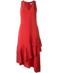 rotes Seidekleid von Tibi