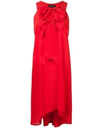 rotes Seidekleid von Twin-Set