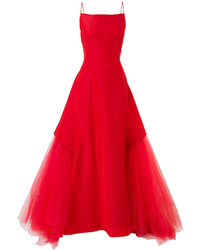 rotes Seidekleid von Zac Posen