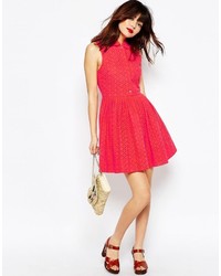 rotes Shirtkleid von Asos