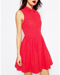 rotes Shirtkleid von Asos