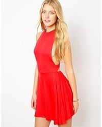 rotes Skaterkleid von Love