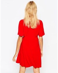 rotes Skaterkleid von Love