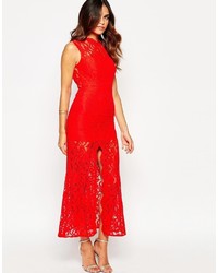 rotes Spitze Ballkleid von Jarlo