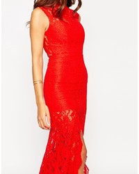 rotes Spitze Ballkleid von Jarlo